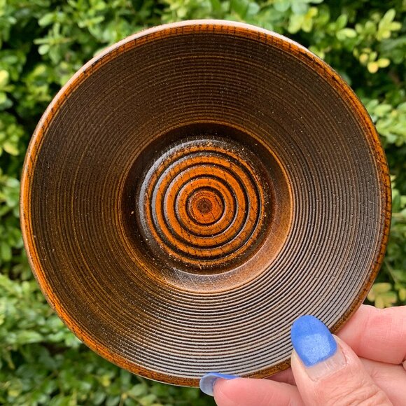 Vtg Japanese Tea Saucer Trinket Appetizer 5pc Set - Picture 3 of 9